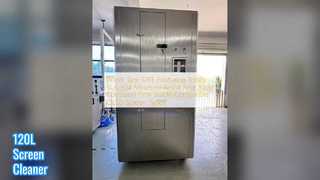 Nettoyeur d'écran automatique, réservoir d'eau de 120 L