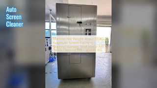 Nettoyant pour écran 550 kg, nettoyage et séchage automatiques