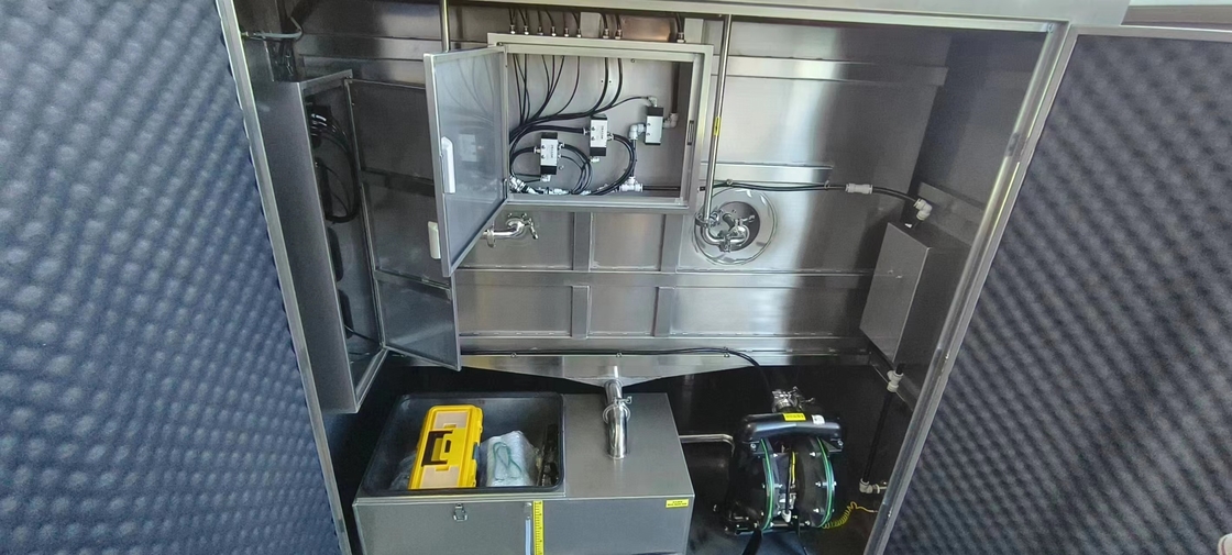 Dispositif de lavage par pochoir à pochoir de 80L avec béton rotatif à air comprimé