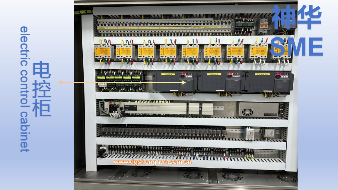 Le cadre de l'acier inoxydable SUS304 lavent au jet la mini LED et la carte PCB de LED micro jaillissent avec dans la ligne système de nettoyage