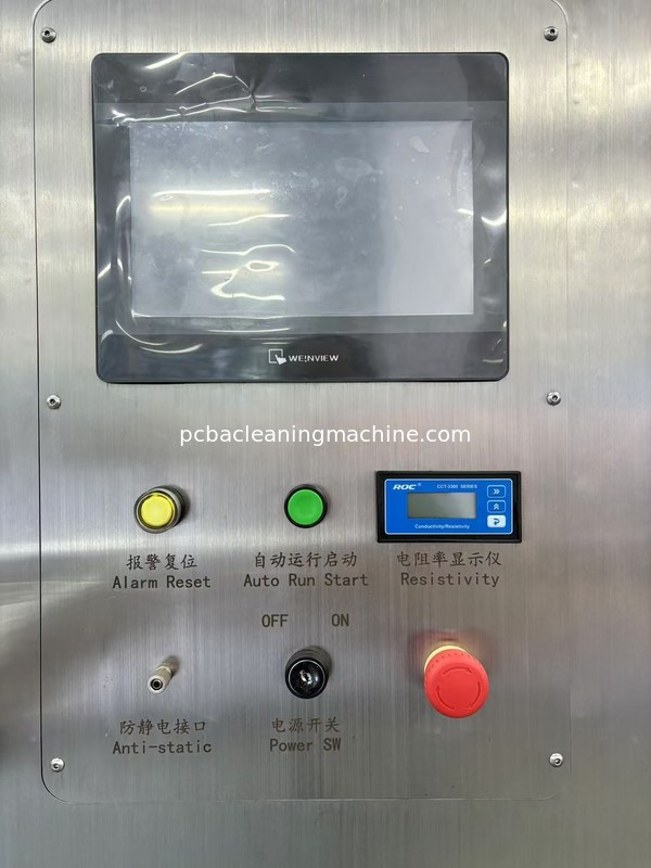Le type en lots de PCBA lavent au jet la machine de deflux avec 3 tubulures de jet 2 couches de PCBA d'armoire du panier 1wash