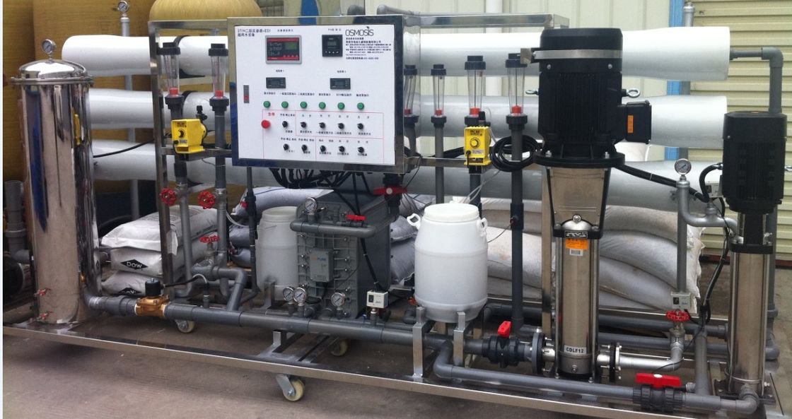 Machine de l'eau d'osmose d'inversion d'EDI Deionized Water Machine 1000L DI water pour le rinçage de PCBA