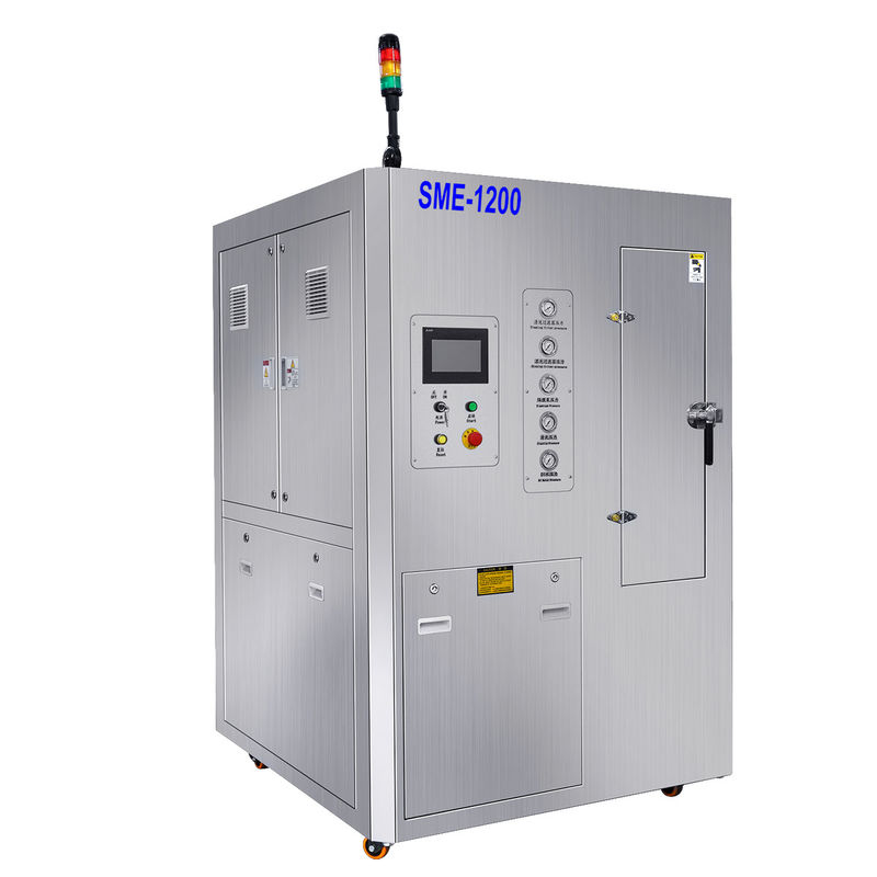 MACHINE DE NETTOYAGE AQUEUSE DE NETTOYAGE DE JET DE CONTRÔLE DE PLC DE MACHINE DE GRAND POCHOIR DE TAILLE DE 1200*750 MILLIMÈTRE