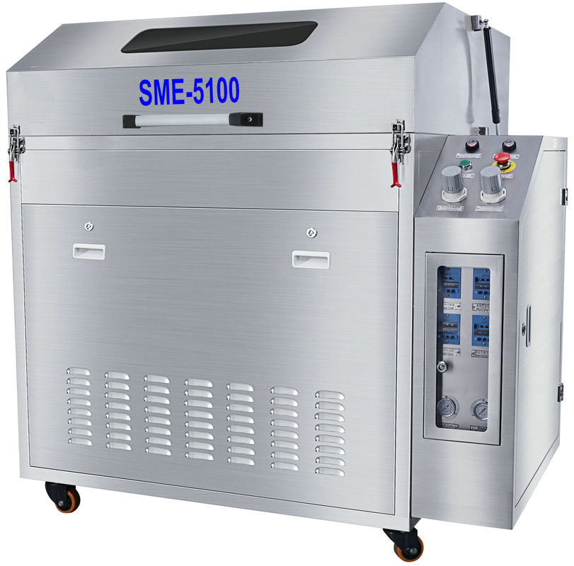 SME-5100 vague de soudure pneumatique Oven Pallet Cleaning Machine de Smt de panier rond de diamètre de la Double-station 1000mm