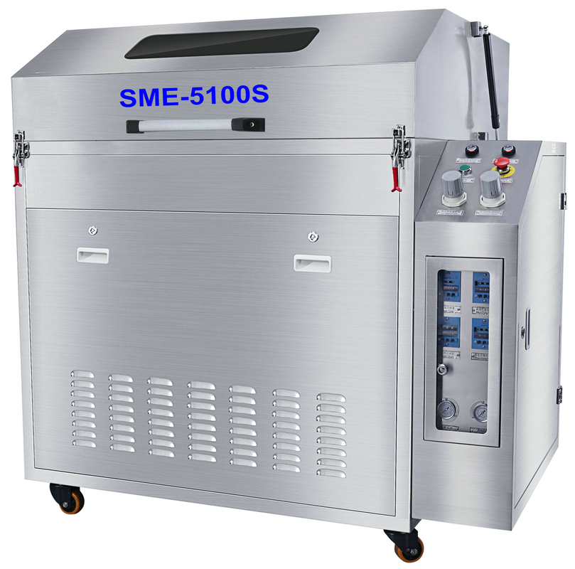 Machine de élimination automatique et pneumatique de revêtement isogone de jet de nettoyage pour les palettes isogones